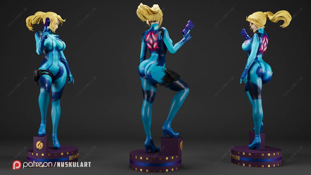 P站图纸印象馆 Nuskul Art 银河战士 萨姆斯·阿兰 Nuskul Art 银河战士 萨姆斯·阿兰