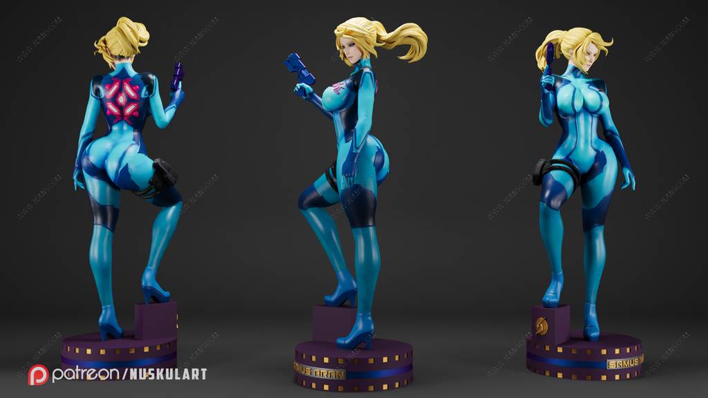 P站图纸印象馆 Nuskul Art 银河战士 萨姆斯·阿兰 Nuskul Art 银河战士 萨姆斯·阿兰