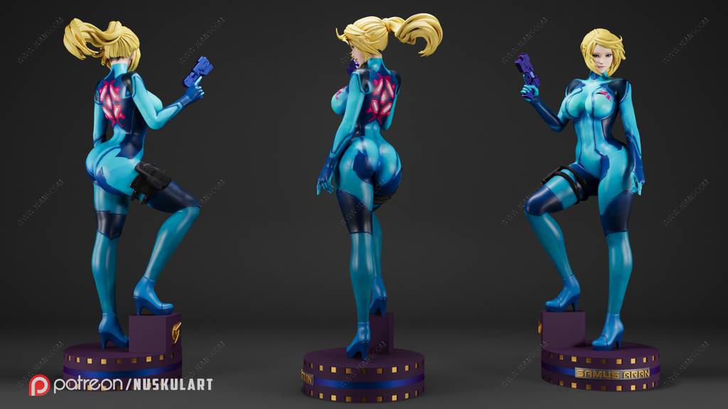 P站图纸印象馆 Nuskul Art 银河战士 萨姆斯·阿兰 Nuskul Art 银河战士 萨姆斯·阿兰