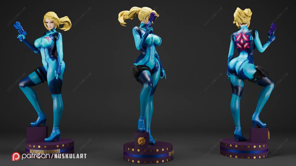 P站图纸印象馆 Nuskul Art 银河战士 萨姆斯·阿兰 Nuskul Art 银河战士 萨姆斯·阿兰