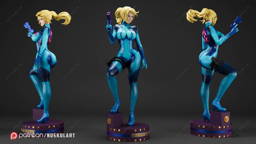 P站图纸印象馆 Nuskul Art 银河战士 萨姆斯·阿兰 Nuskul Art 银河战士 萨姆斯·阿兰