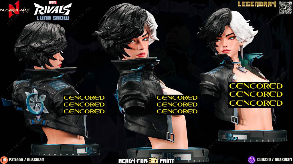 P站图纸印象馆 Nuskul Art 漫威 冰月花雪 Nuskul Art 漫威 冰月花雪