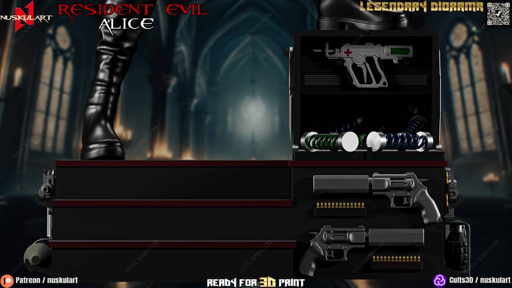 P站图纸印象馆 Nuskul Art 生化危机 爱丽丝 Nuskul Art 生化危机 爱丽丝