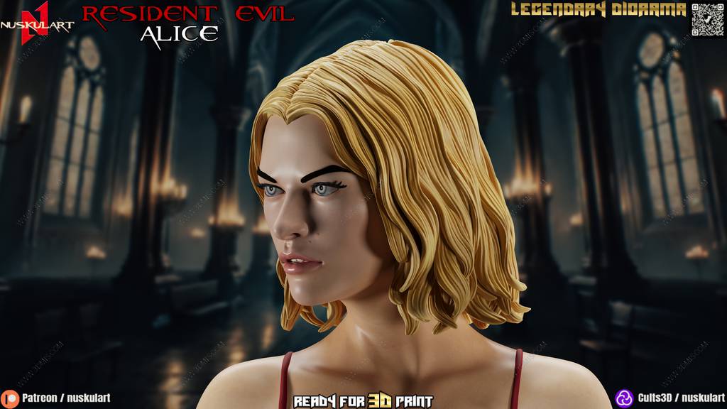 P站图纸印象馆 Nuskul Art 生化危机 爱丽丝 Nuskul Art 生化危机 爱丽丝