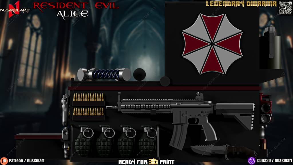 P站图纸印象馆 Nuskul Art 生化危机 爱丽丝 Nuskul Art 生化危机 爱丽丝