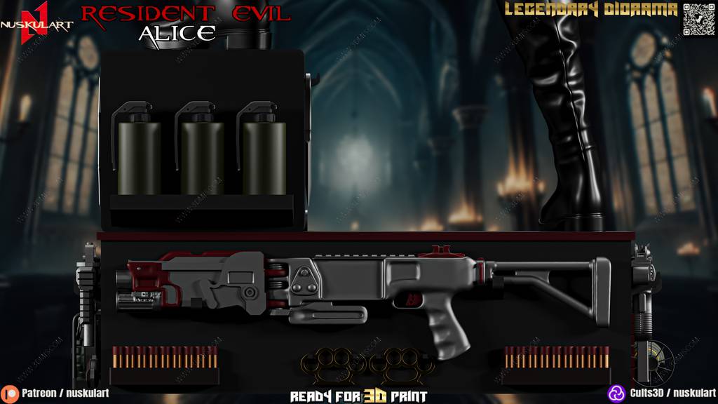 P站图纸印象馆 Nuskul Art 生化危机 爱丽丝 Nuskul Art 生化危机 爱丽丝