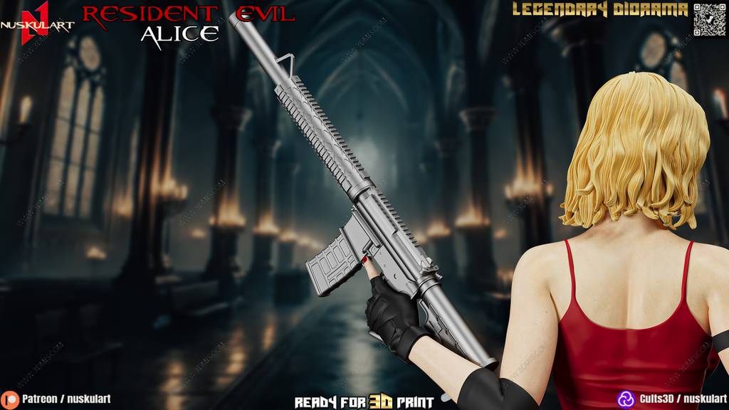 P站图纸印象馆 Nuskul Art 生化危机 爱丽丝 Nuskul Art 生化危机 爱丽丝