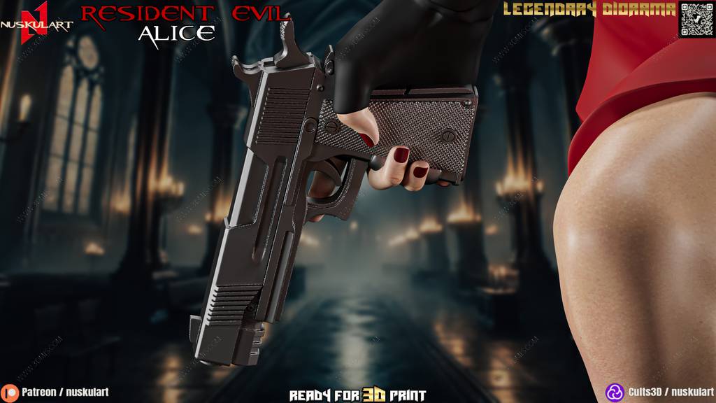 P站图纸印象馆 Nuskul Art 生化危机 爱丽丝 Nuskul Art 生化危机 爱丽丝