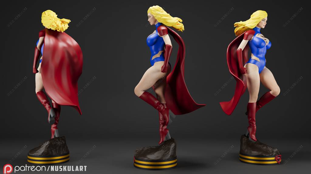 P站图纸印象馆 Nuskul Art DC漫画 超级少女 Nuskul Art DC漫画 超级少女