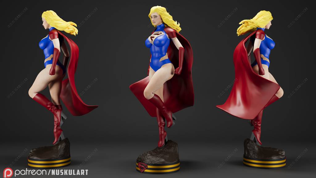 P站图纸印象馆 Nuskul Art DC漫画 超级少女 Nuskul Art DC漫画 超级少女