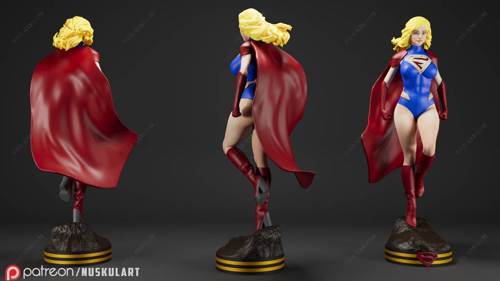 P站图纸印象馆 Nuskul Art DC漫画 超级少女 Nuskul Art DC漫画 超级少女