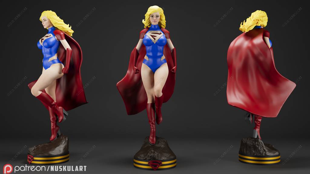 P站图纸印象馆 Nuskul Art DC漫画 超级少女 Nuskul Art DC漫画 超级少女