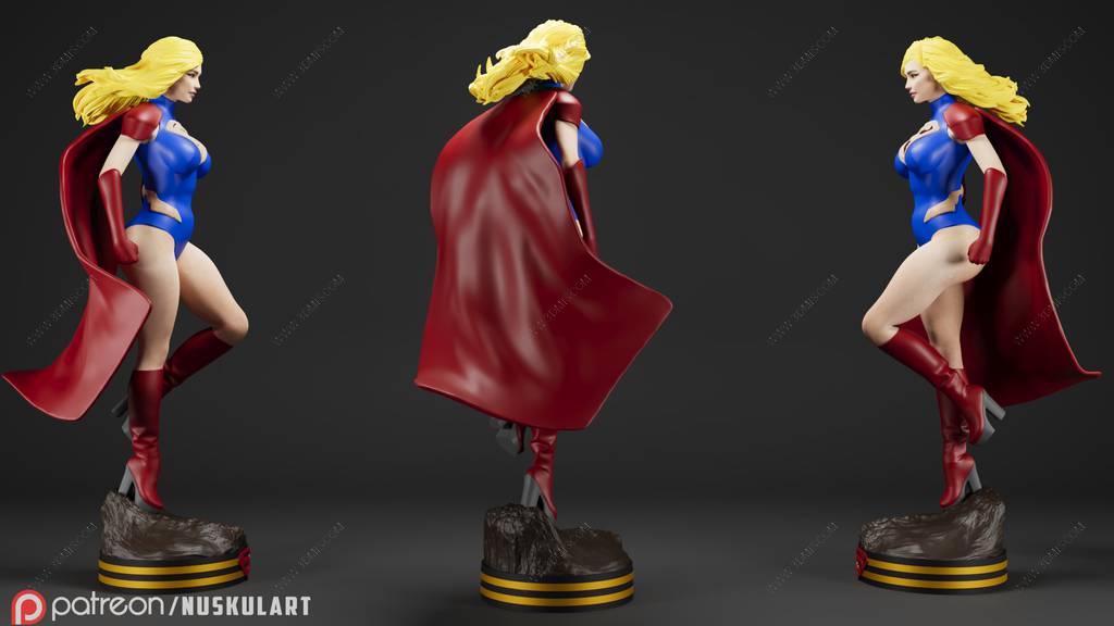 P站图纸印象馆 Nuskul Art DC漫画 超级少女 Nuskul Art DC漫画 超级少女