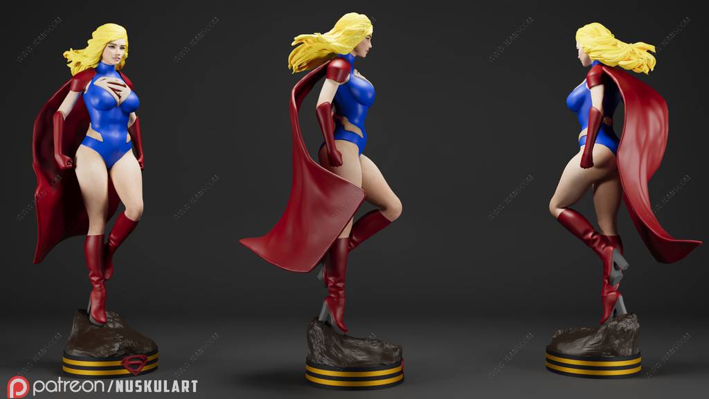 P站图纸印象馆 Nuskul Art DC漫画 超级少女 Nuskul Art DC漫画 超级少女