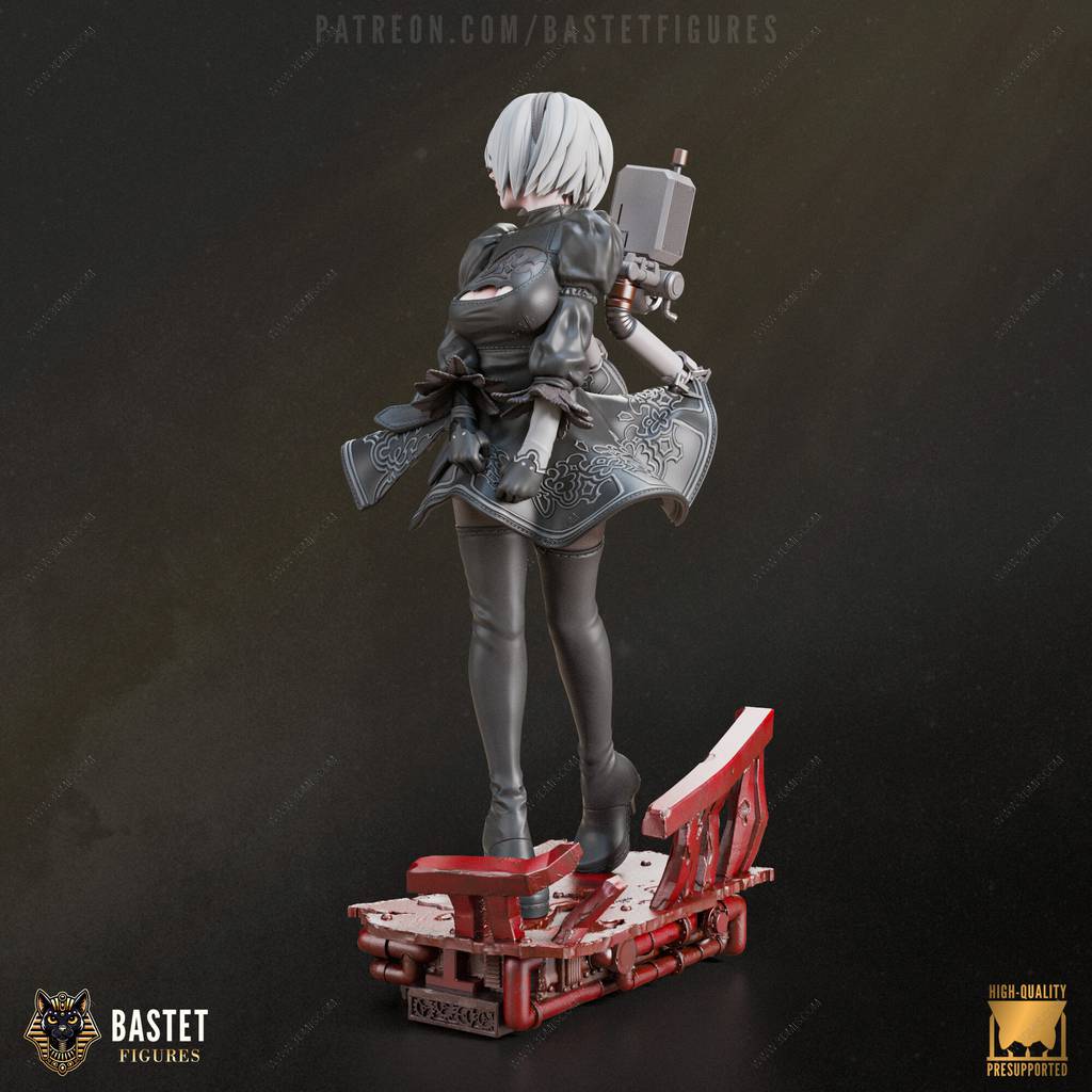 P站图纸印象馆 Bastet Figures 尼尔:机械纪元 尤尔哈2B Bastet Figures 尼尔:机械纪元 尤尔哈2B