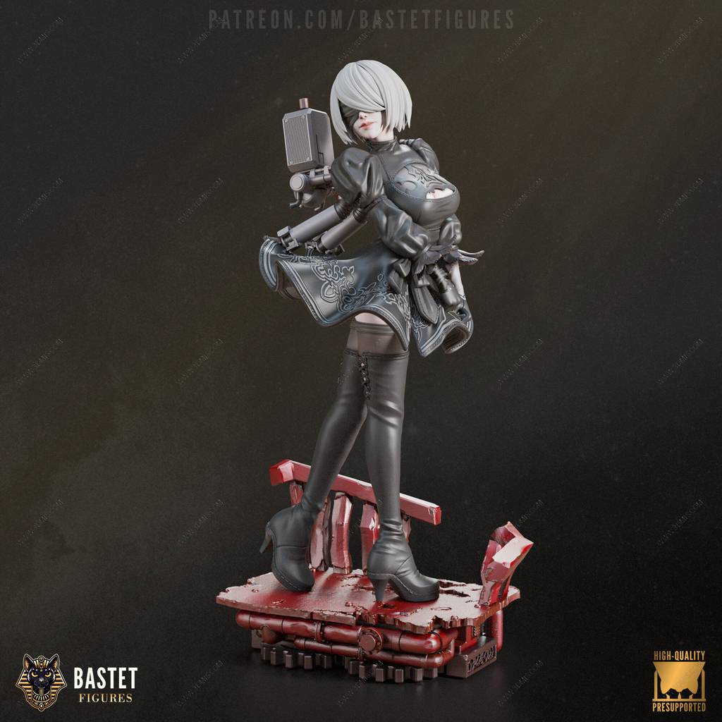 P站图纸印象馆 Bastet Figures 尼尔:机械纪元 尤尔哈2B Bastet Figures 尼尔:机械纪元 尤尔哈2B
