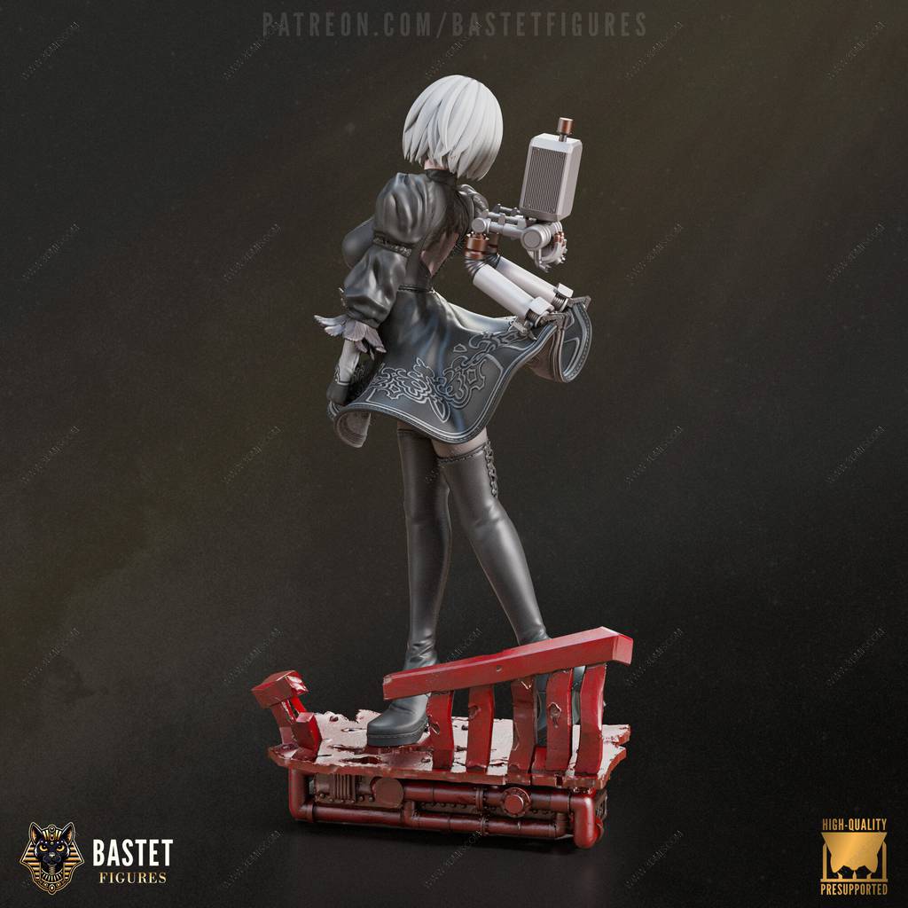P站图纸印象馆 Bastet Figures 尼尔:机械纪元 尤尔哈2B Bastet Figures 尼尔:机械纪元 尤尔哈2B