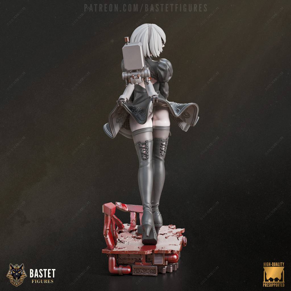 P站图纸印象馆 Bastet Figures 尼尔:机械纪元 尤尔哈2B Bastet Figures 尼尔:机械纪元 尤尔哈2B