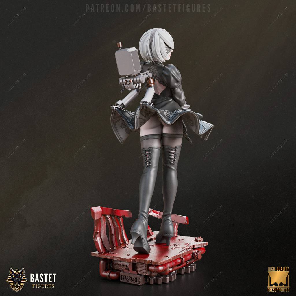 P站图纸印象馆 Bastet Figures 尼尔:机械纪元 尤尔哈2B Bastet Figures 尼尔:机械纪元 尤尔哈2B
