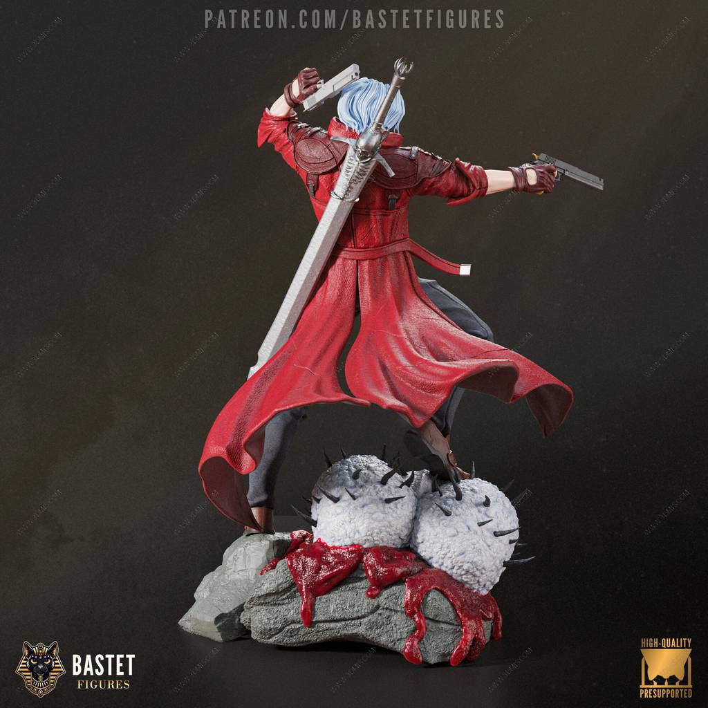 P站图纸印象馆 Bastet Figures 鬼泣 但丁 Bastet Figures 鬼泣 但丁