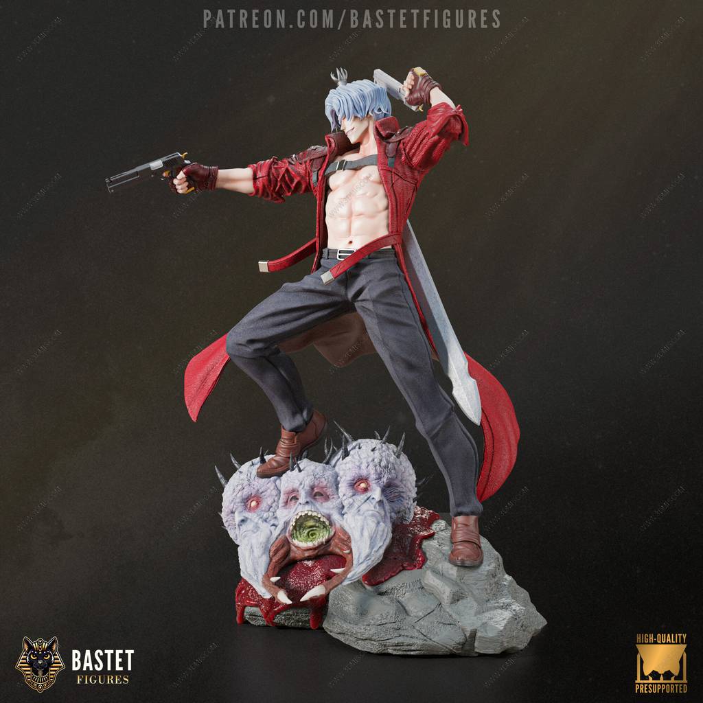 P站图纸印象馆 Bastet Figures 鬼泣 但丁 Bastet Figures 鬼泣 但丁