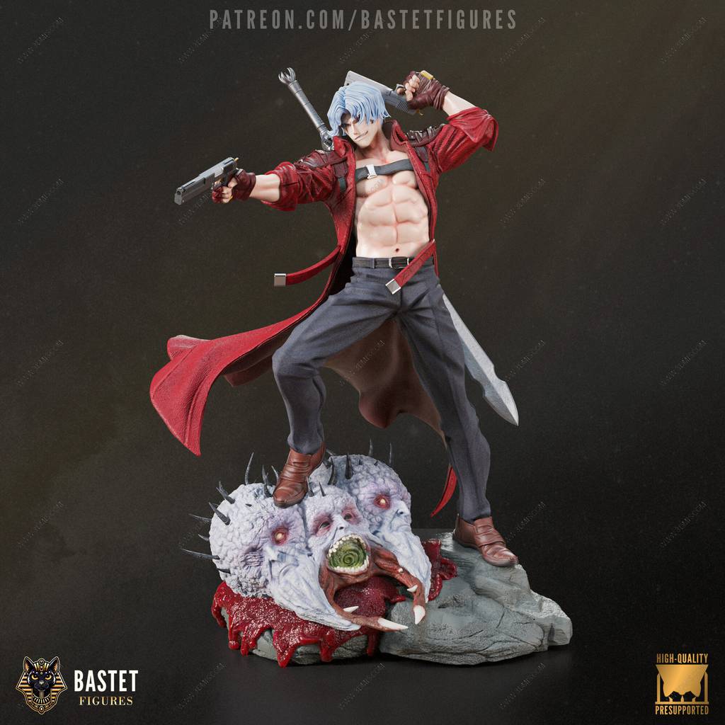 P站图纸印象馆 Bastet Figures 鬼泣 但丁 Bastet Figures 鬼泣 但丁