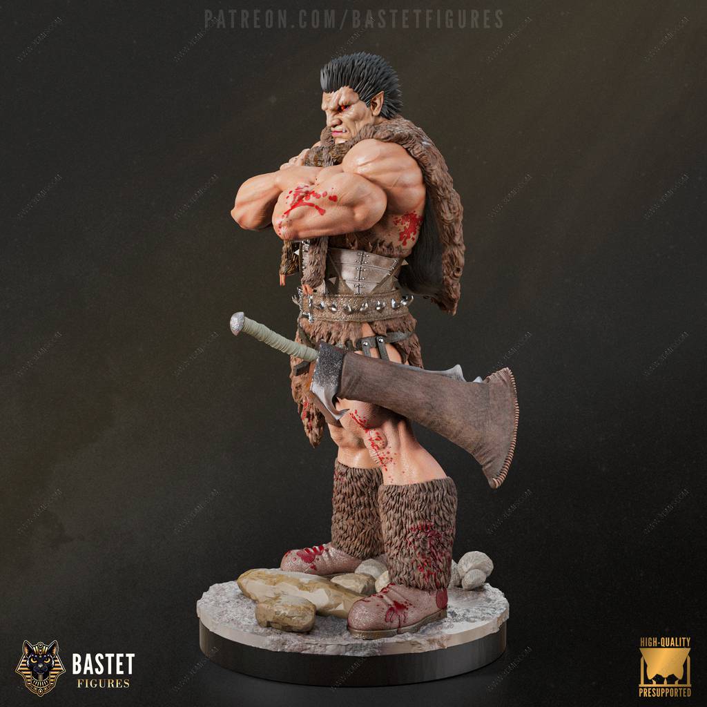 P站图纸印象馆 Bastet Figures 剑风传奇 左德 Bastet Figures 剑风传奇 左德