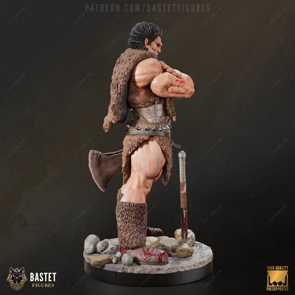 P站图纸印象馆 Bastet Figures 剑风传奇 左德 Bastet Figures 剑风传奇 左德