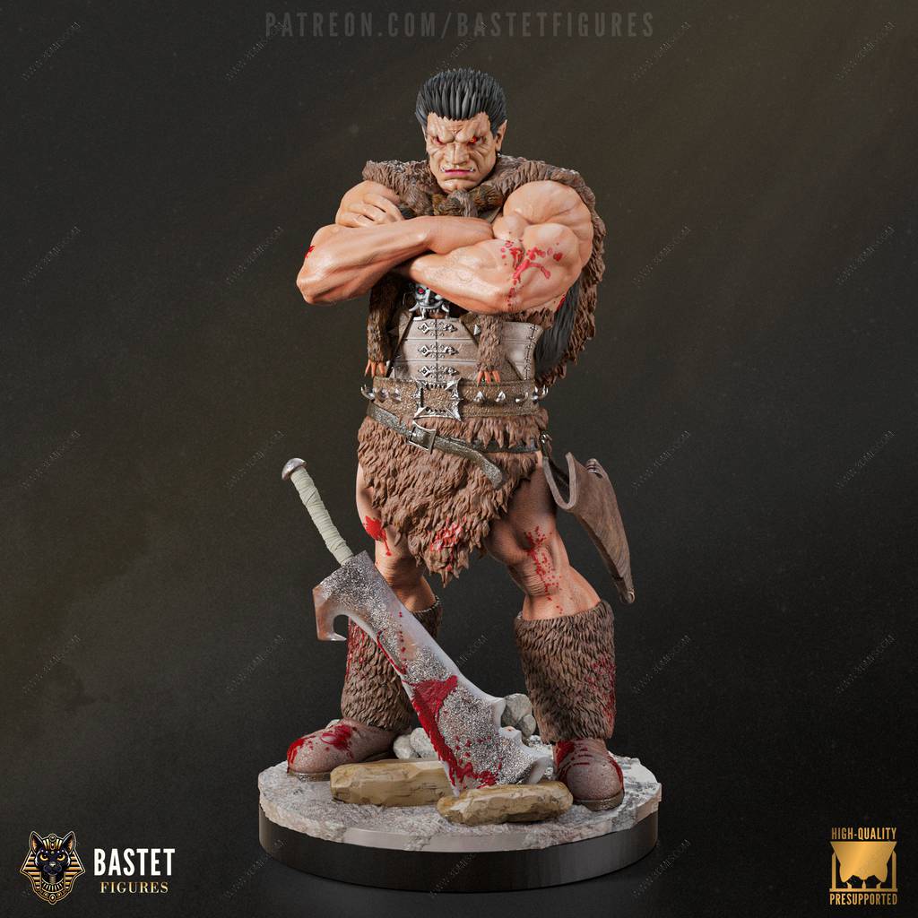 P站图纸印象馆 Bastet Figures 剑风传奇 左德 Bastet Figures 剑风传奇 左德