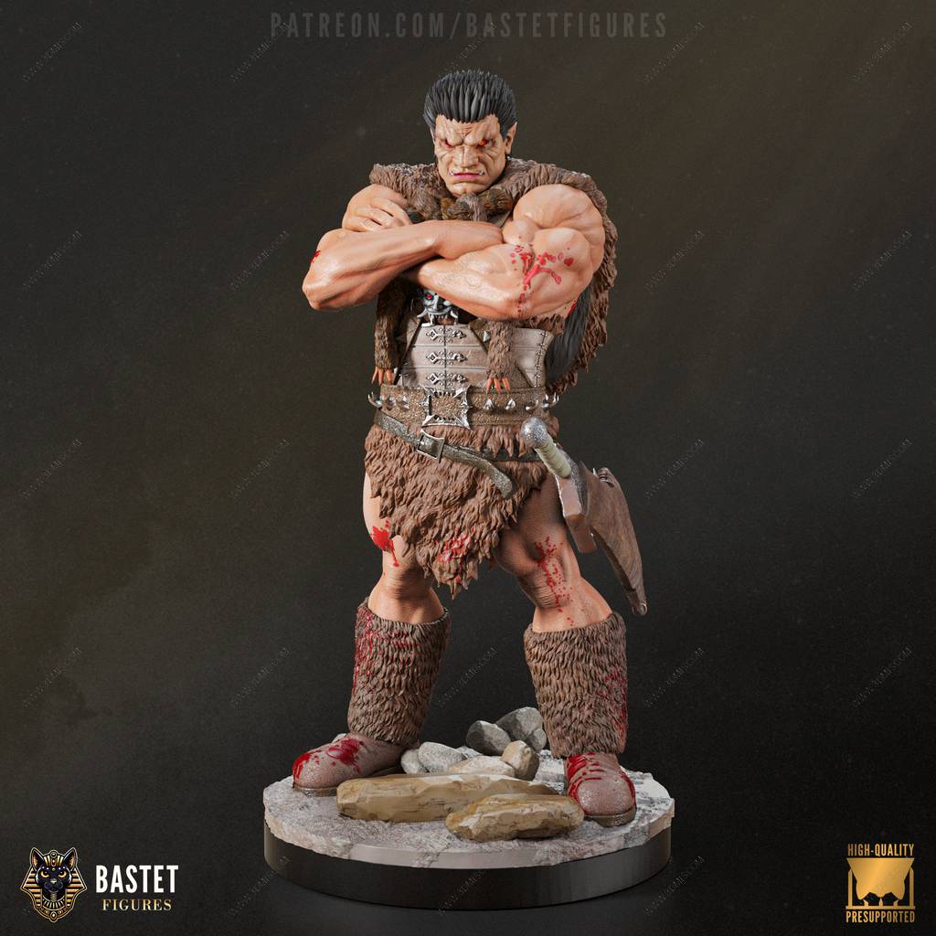 P站图纸印象馆 Bastet Figures 剑风传奇 左德 Bastet Figures 剑风传奇 左德