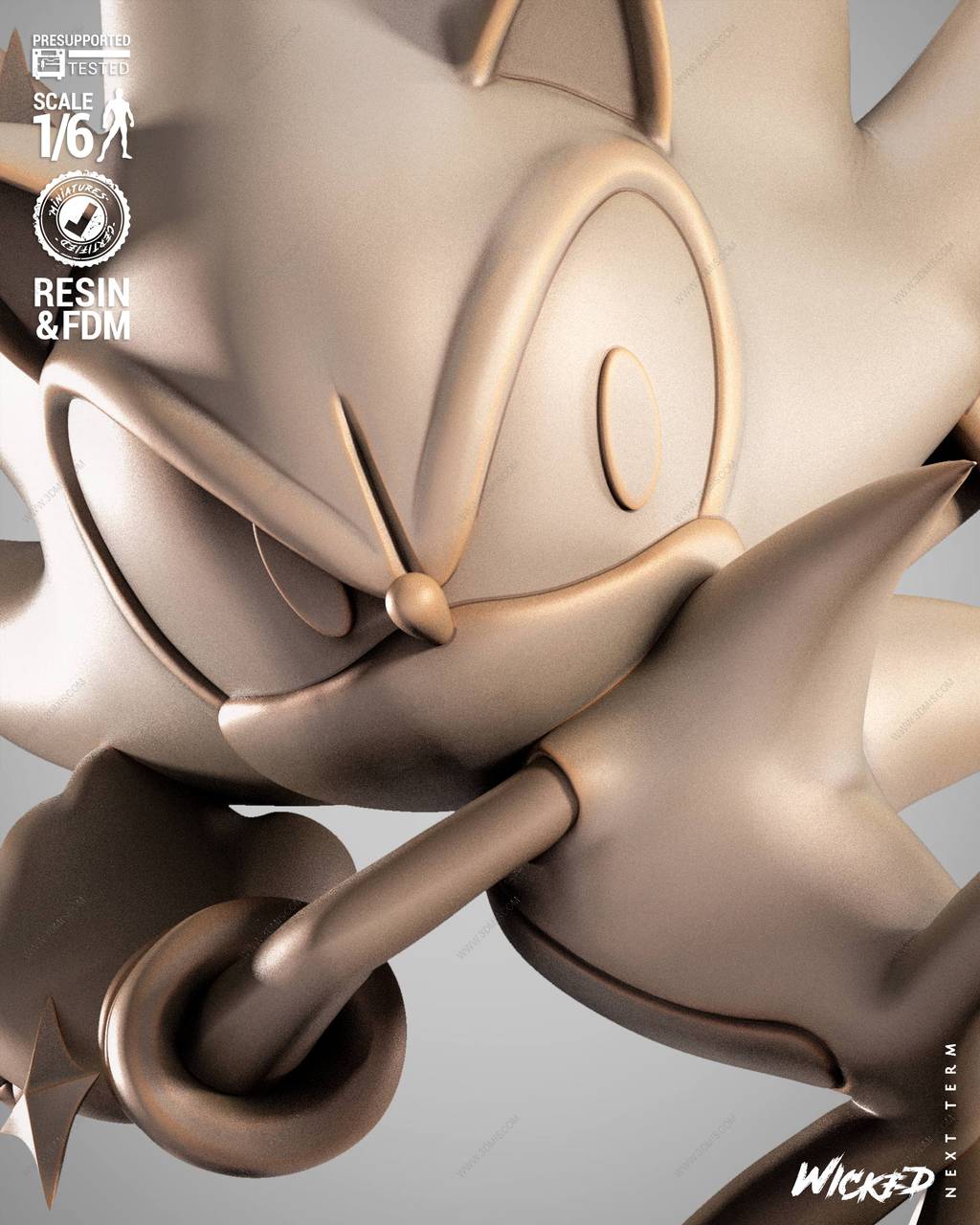 P站图纸印象馆 3DWicked 刺猬索尼克 索尼克 3DWicked 刺猬索尼克 索尼克