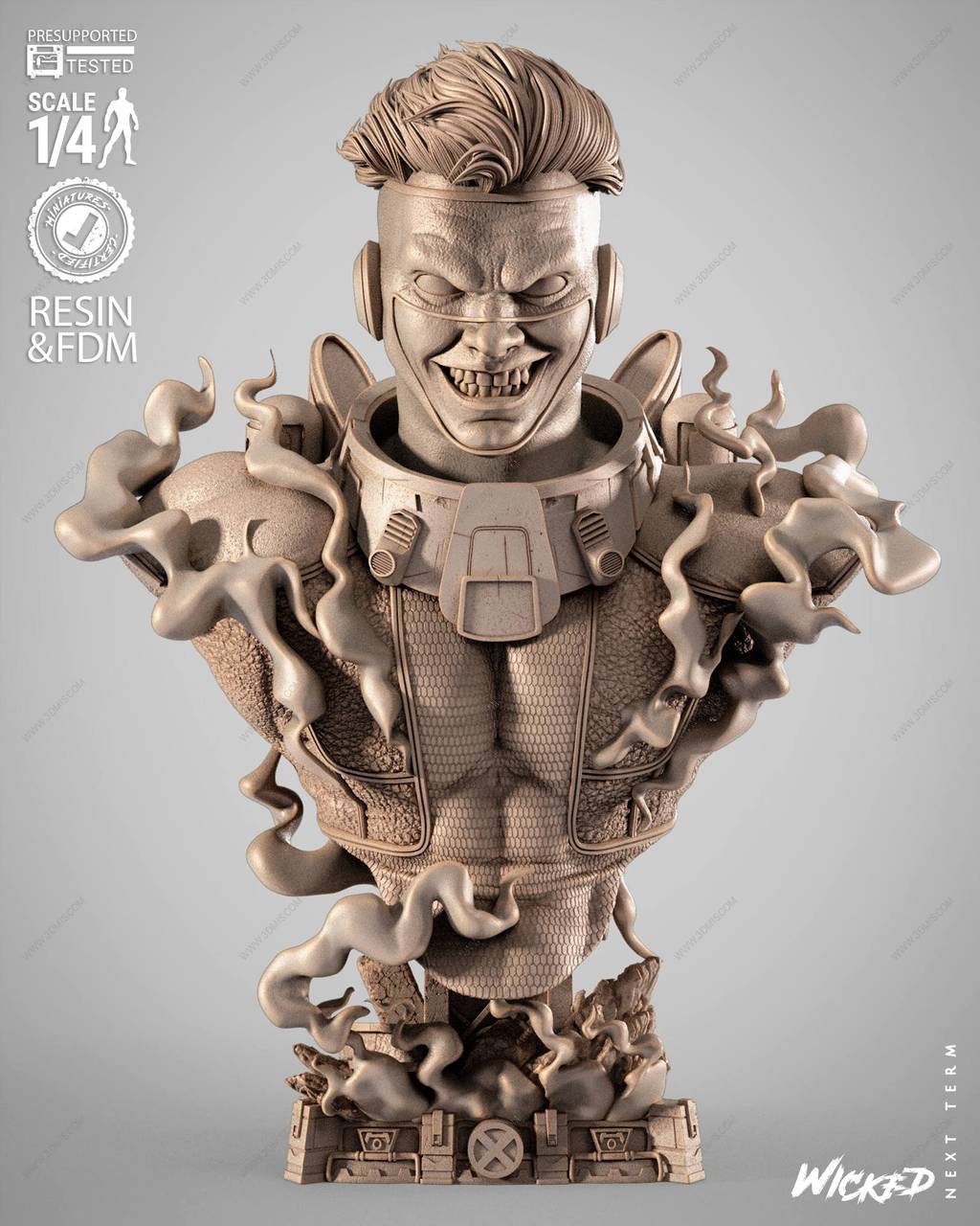 P站图纸印象馆 3DWicked 漫威 火人 3DWicked 漫威 火人