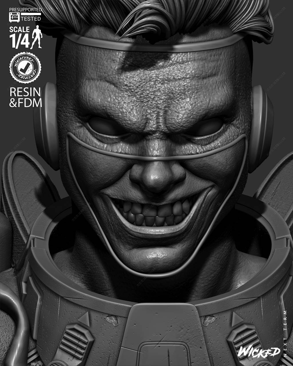 P站图纸印象馆 3DWicked 漫威 火人 3DWicked 漫威 火人