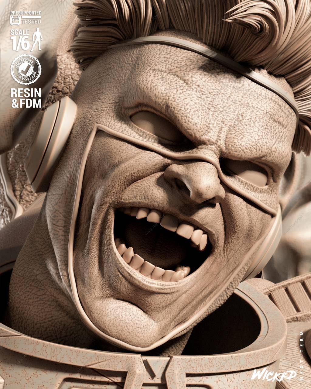 P站图纸印象馆 3DWicked 漫威 火人 3DWicked 漫威 火人