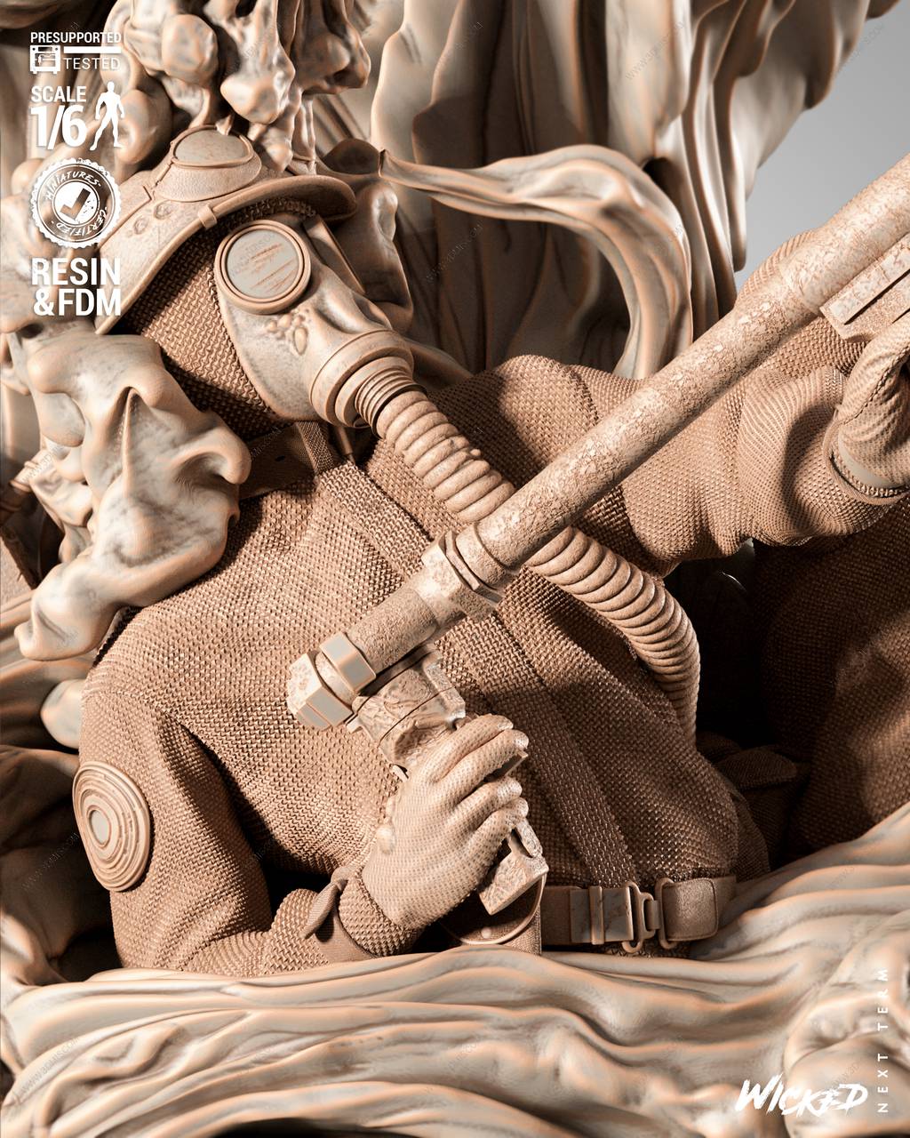 P站图纸印象馆 3DWicked 漫威 火人 3DWicked 漫威 火人