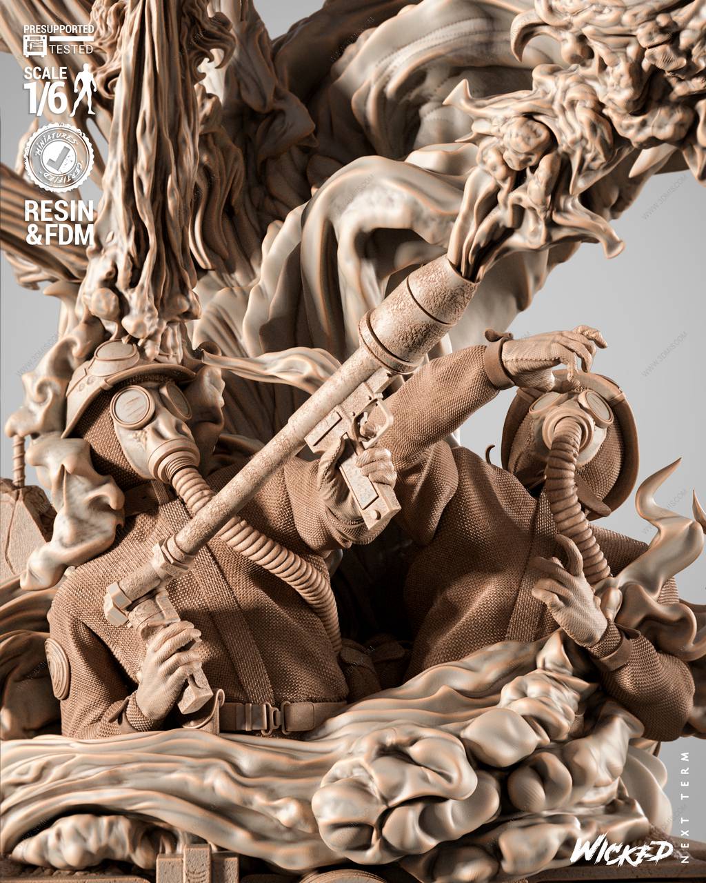 P站图纸印象馆 3DWicked 漫威 火人 3DWicked 漫威 火人