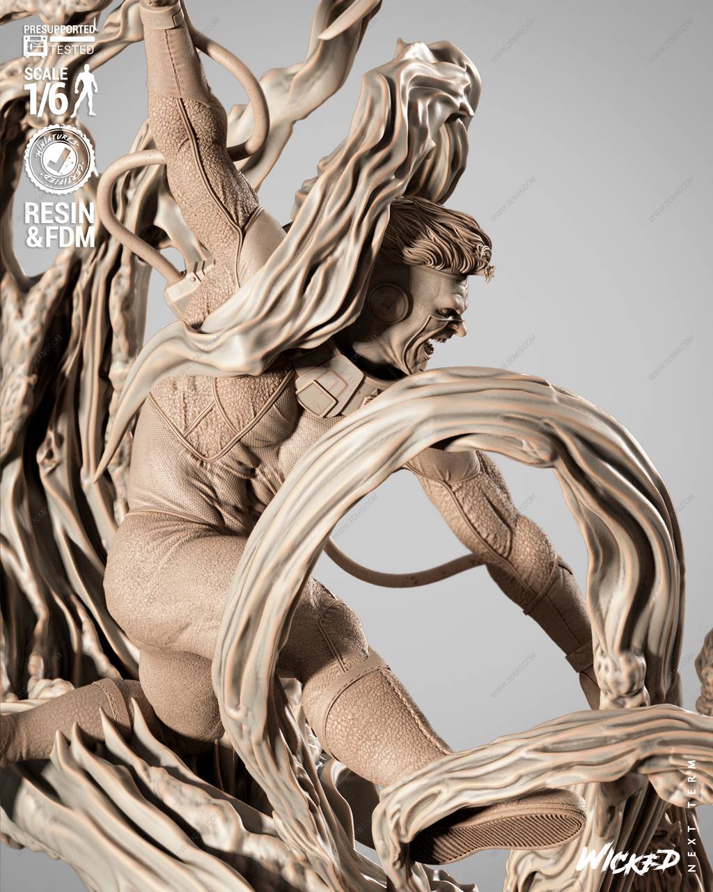 P站图纸印象馆 3DWicked 漫威 火人 3DWicked 漫威 火人