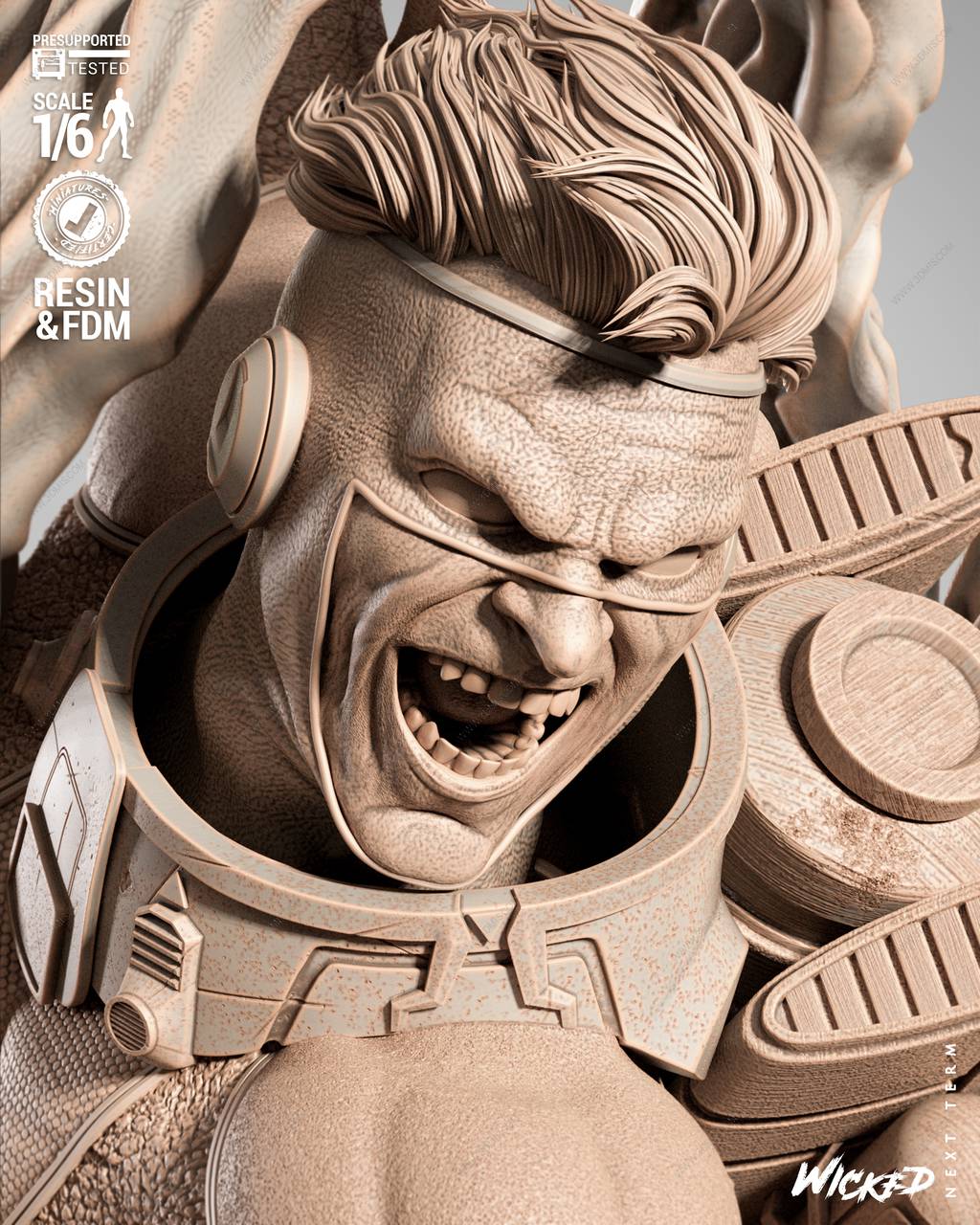 P站图纸印象馆 3DWicked 漫威 火人 3DWicked 漫威 火人