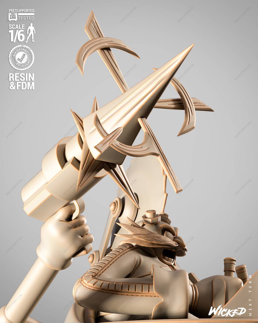 P站图纸印象馆 3DWicked 刺猬索尼克 蛋头博士 3DWicked 刺猬索尼克 蛋头博士