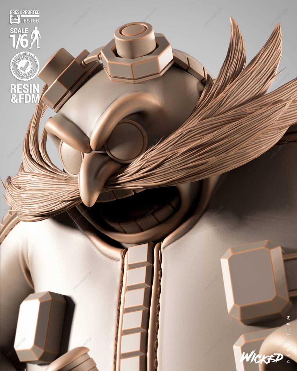 P站图纸印象馆 3DWicked 刺猬索尼克 3DWicked 刺猬索尼克