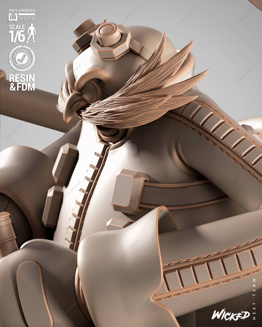 P站图纸印象馆 3DWicked 刺猬索尼克 3DWicked 刺猬索尼克