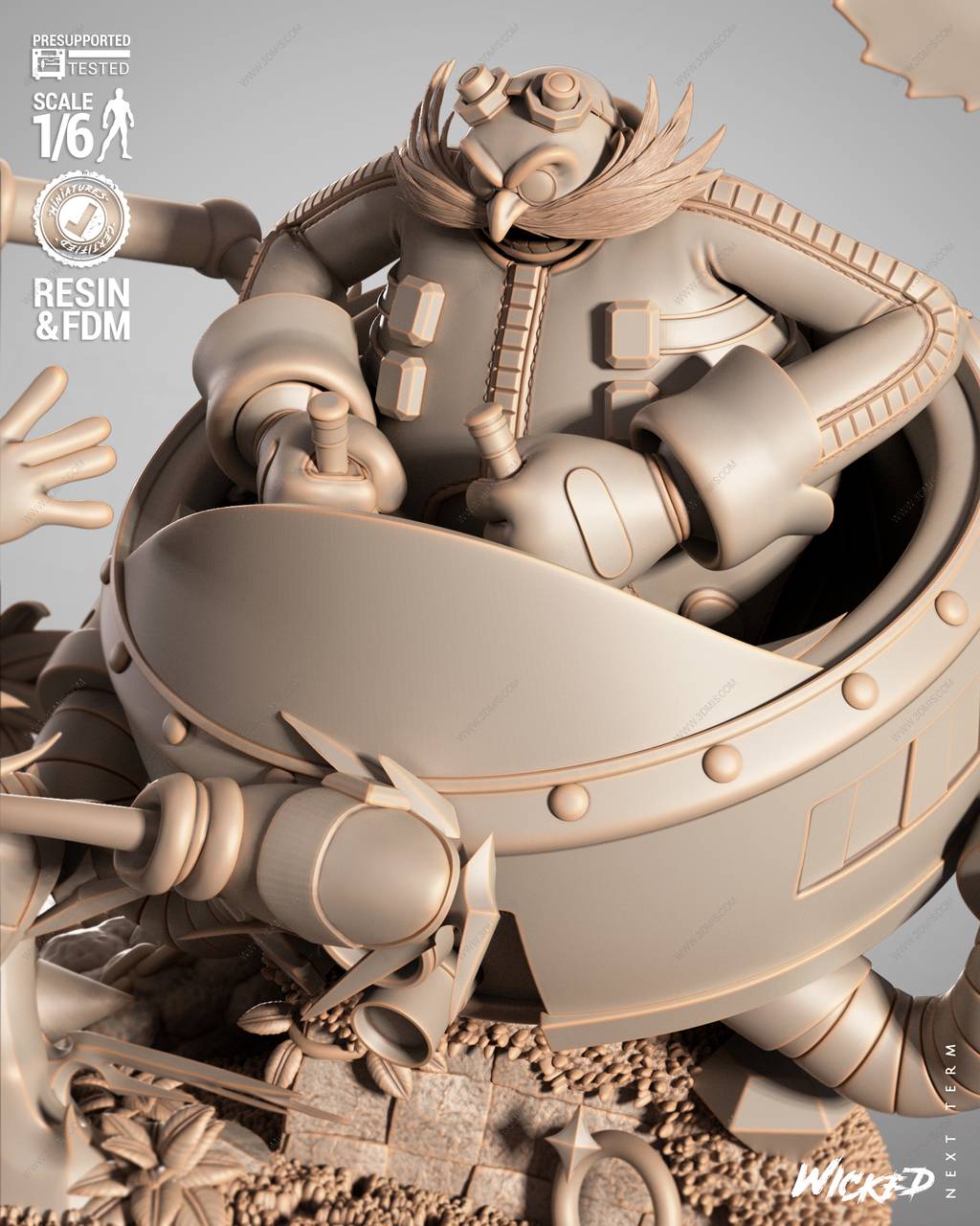 P站图纸印象馆 3DWicked 刺猬索尼克 3DWicked 刺猬索尼克