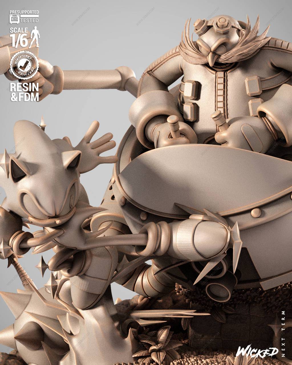 P站图纸印象馆 3DWicked 刺猬索尼克 3DWicked 刺猬索尼克