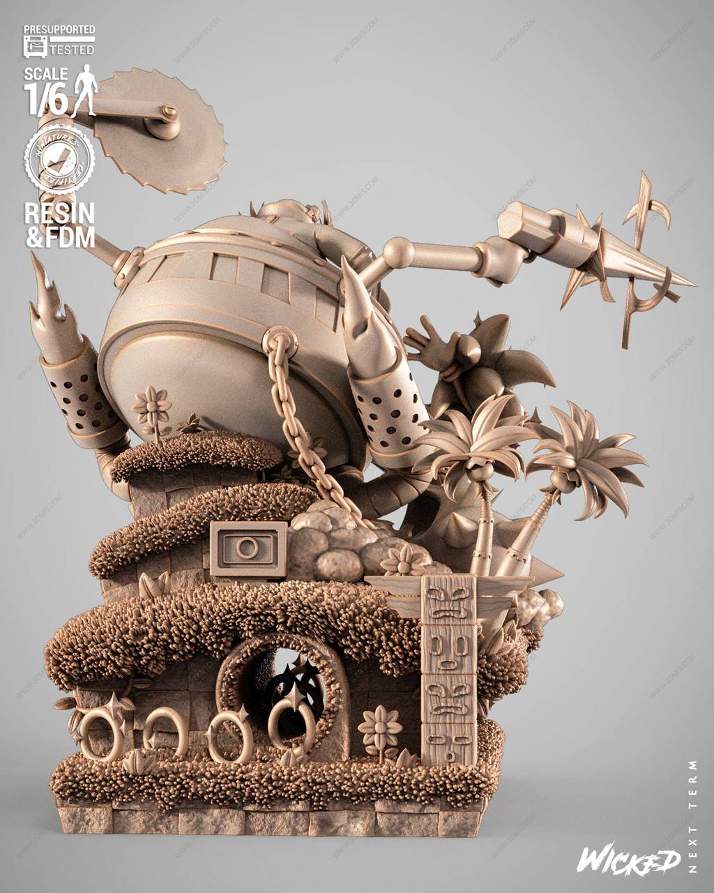 P站图纸印象馆 3DWicked 刺猬索尼克 3DWicked 刺猬索尼克