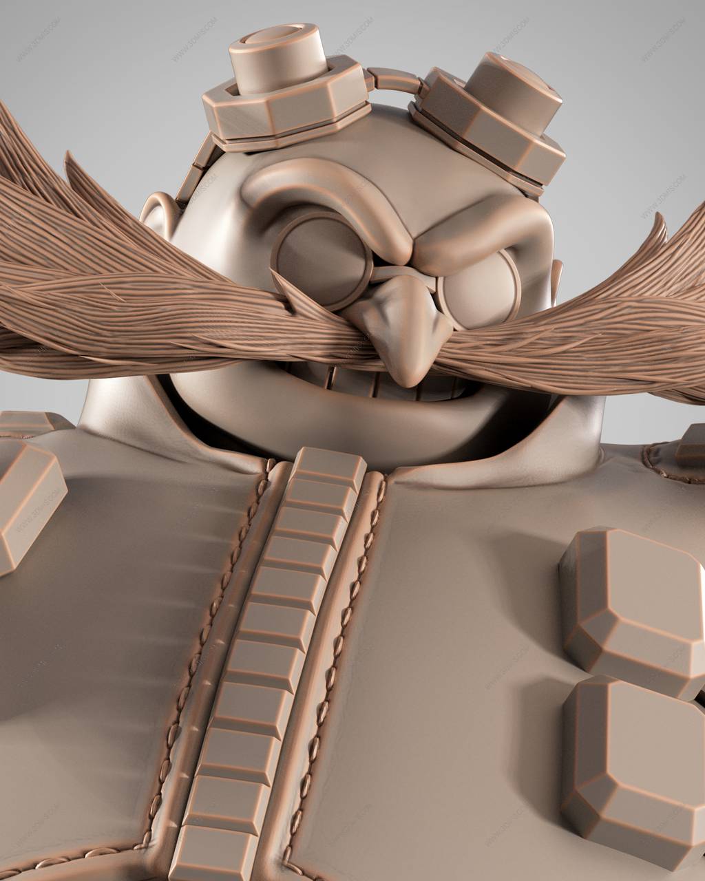 P站图纸印象馆 3DWicked 刺猬索尼克 蛋头博士 3DWicked 刺猬索尼克 蛋头博士