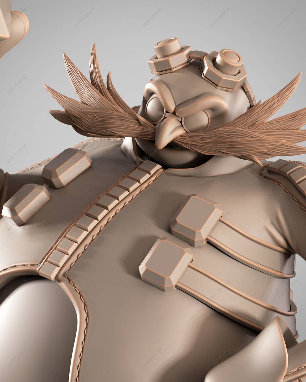 P站图纸印象馆 3DWicked 刺猬索尼克 蛋头博士 3DWicked 刺猬索尼克 蛋头博士