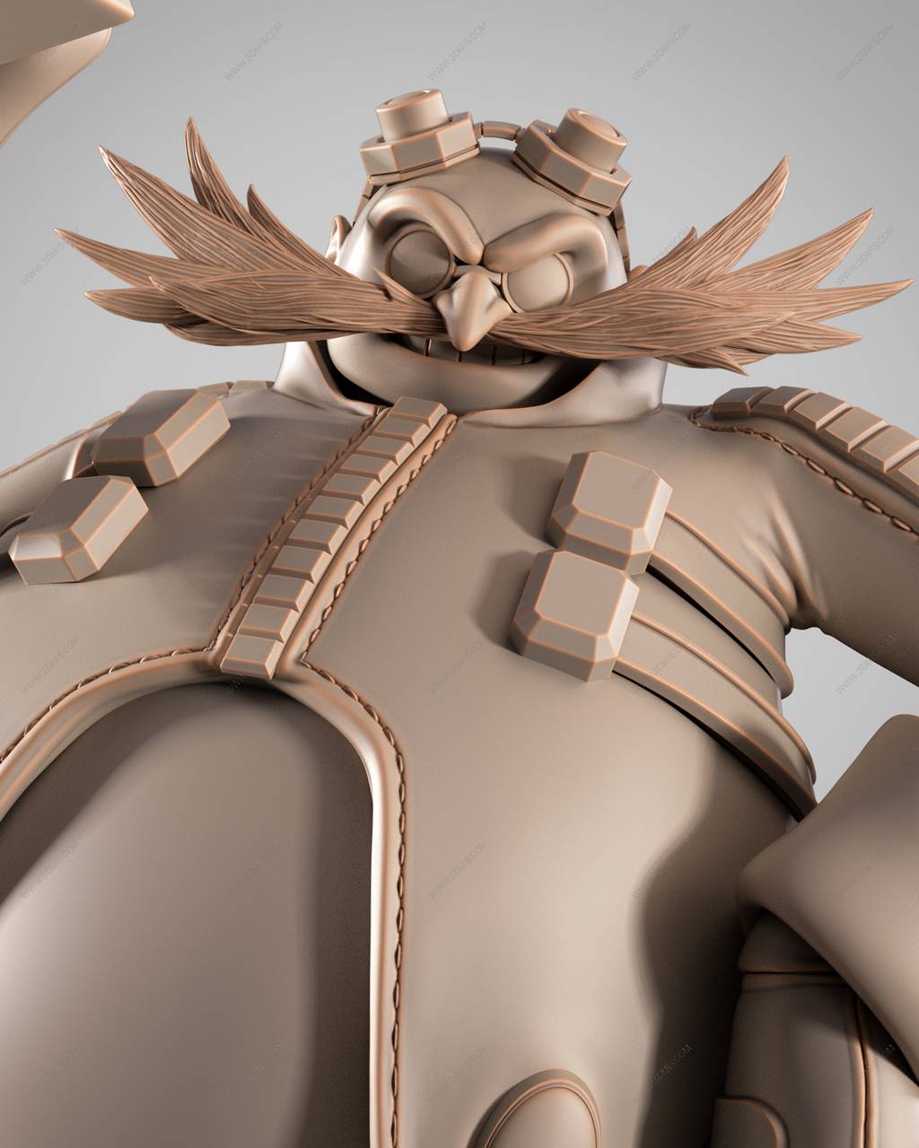 P站图纸印象馆 3DWicked 刺猬索尼克 蛋头博士 3DWicked 刺猬索尼克 蛋头博士