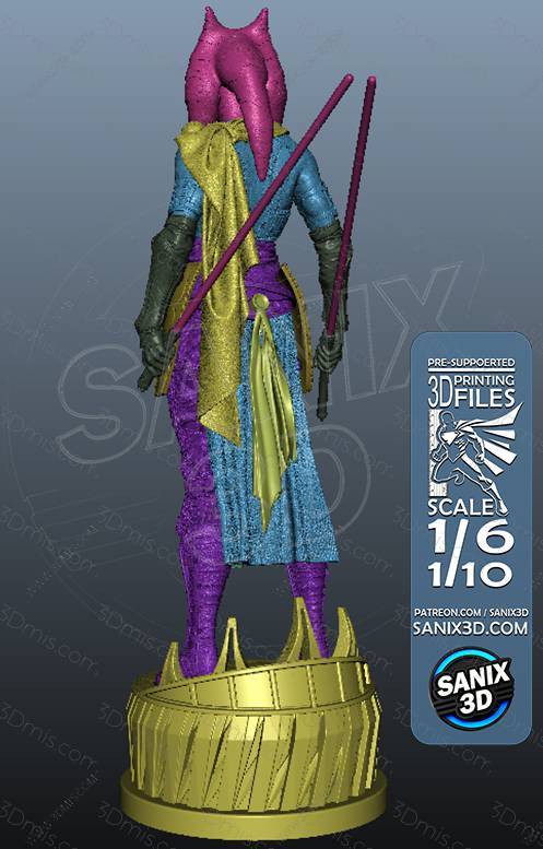Sanix3d 星球大战 阿索卡
