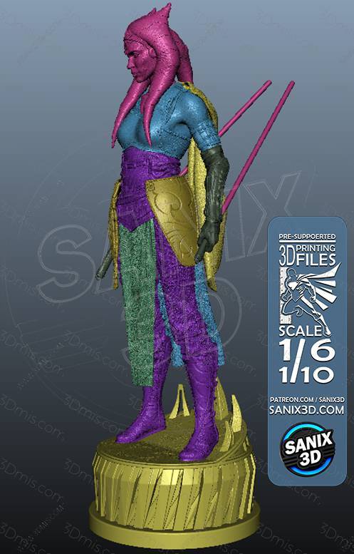 Sanix3d 星球大战 阿索卡
