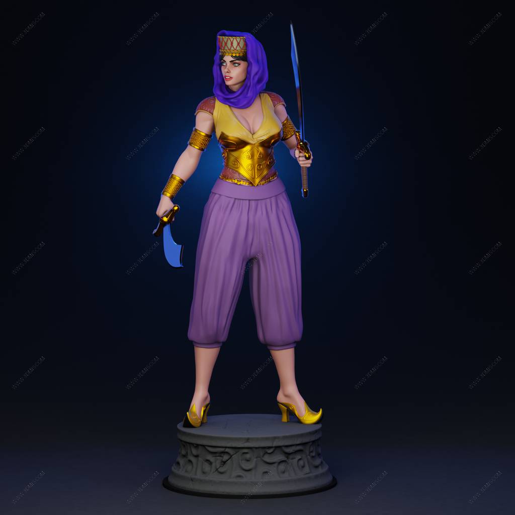 P站图纸印象馆 BrunoArt3D DC漫画 塔利亚·艾尔·古尔 BrunoArt3D DC漫画 塔利亚·艾尔·古尔